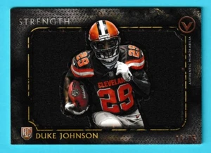 2015 Topps Valor RC Jersey Duke Johnson Cleveland Browns #VJR-DUJ 3/75 - Picture 1 of 2