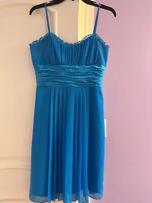 Blue Spaghetti Strap Dress - Image 1 of 4