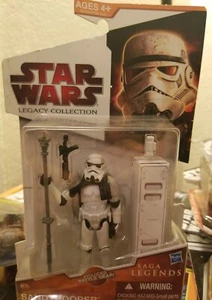 Star Wars Sandtrooper w/Battle Gear 2009 Legacy Collection Saga Legends SL10 - Picture 1 of 3