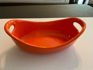 Rachel Ray Stoneware12 oz Orange Baking Serving Dish with Handles 4.5 X7.75” - Picture 1 of 3