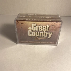 Great Country Hymns 3 Cassette Tape Set Music Sealed Dolly Pa Willie Nelson 2002 - Picture 1 of 6