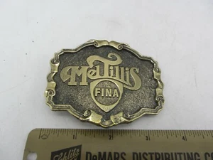 Vintage Great American Buckle Mel Tillis Fina Country Western Music Belt Buckle - Picture 1 of 2