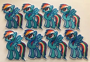 (8) My Little Pony Rainbow Dash Patches NEW - Picture 1 of 2