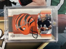 2004 UPPER DECK FOOTBALL SWEET SPOT KEN ANDERSON AUTO BENGALS