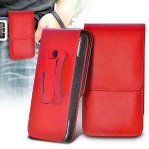 Red✔Quality Belt Clip Pouch Holster Vertical Phone Case Cover Holder 2025 - Picture 1 of 3