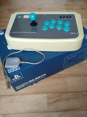 Real Arcade Pro2 SA Hori PS2 Game Fighting Stick Tested w/box, converter From JP - Image 1 of 4