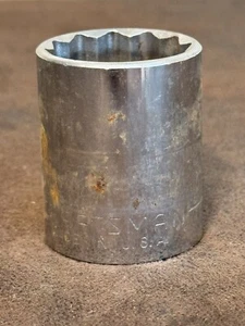Vintage Craftsman 1" Shallow Socket 12 Point 1/2" Drive Model GK 47514 USA - Picture 1 of 6