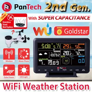PanTech Weather Station Wifi Wireless Professional Solar Power UV WH WH2900 - Picture 1 of 20