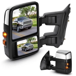 Abschleppspiegel Chrom für Ford F-250 F-350 Super Duty 1999-2007 elektrisch beheizbar... - Bild 1 von 8