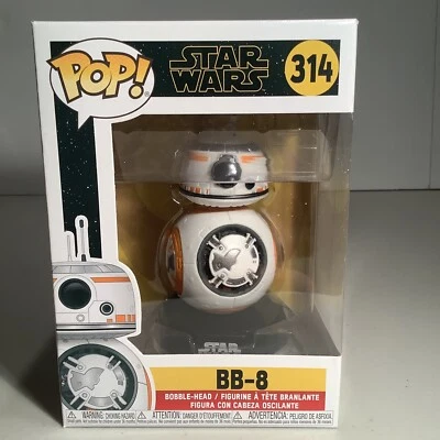 Funko Pop! Películas: Figura de vinilo Star Wars #314 BB-8 nueva y en caja original Foto 1 de 4