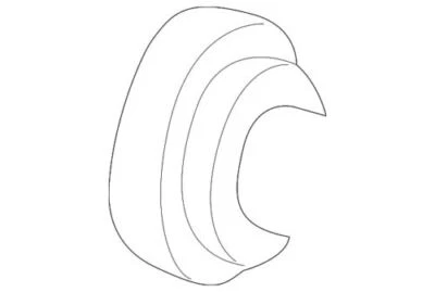 Selo Land-Rover genuíno FTC4822 - Imagem 1 de 2