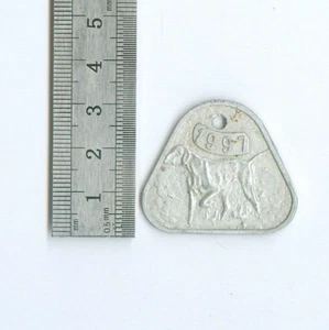Etiqueta de perro vintage croacia 1997 velika gorica perro de caza - Imagen 1 de 2