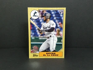 2022 Topps #87TB-42 Bryan De La Cruz, Marlins (RC) - 1987 Topps 35th Anniversary - Picture 1 of 2