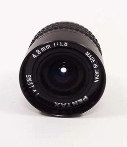 Pentax TV Lens 4.8mm F1.8 C Mount - Picture 1 of 4