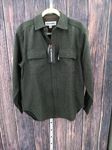 Wolverine Rockford Men's Small "Olive" Claw Twill Longlseeve Shirt 10-AB8 - Picture 1 of 10