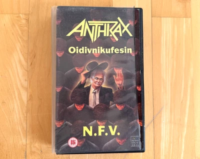 ANTHRAX OIDIVNIKUFESIN N.F.V.  LIVE CONCERT 1988 VHS TAPE - Image 1 of 4