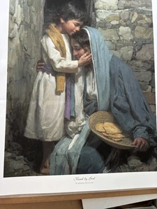Morgan WEISTLING "Kissed By God" 24x20" Giclee Reprint, Focus On Family w/ COA - Picture 1 of 6