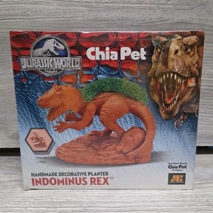 Maceta hecha a mano Jurassic World Chia Pet Indominus Rex 2015 marca sellada nueva en caja B3 - Imagen 1 de 5