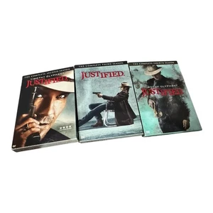 Justified TV Show Seasons 2 3 4 DVD Lot Bundle Timothy Olyphant - Imagen 1 de 3
