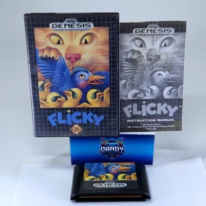 Flicky Authentic, Tested - Sega Genesis - Picture 1 of 9