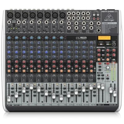 Behringer Xenyx QX2222USB Premium 22-Input 2/2-Bus Mixer with Xenyx Mic Preamps - Image 1 of 4