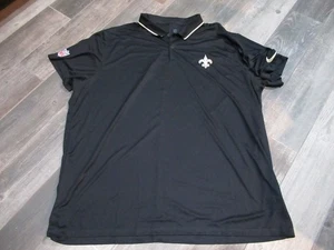 New Orleans Saints Polo Shirt Size Men's 4XL new with tags Free Ship - Picture 1 of 6