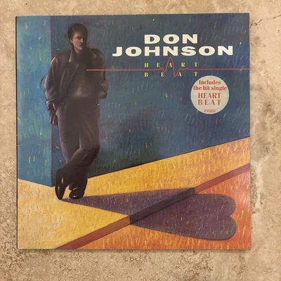 Don Johnson - Heartbeat  Vinyl Record Epc 4501031 - Image 1 of 4