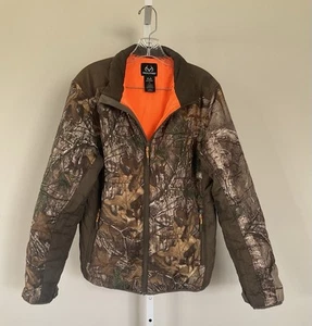 Realtree Thinsulate Full Zip Camo Camouflage Hunting Jacket Size Medium - Picture 1 of 11