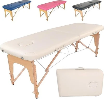 Beltom® LETTINO DA MASSAGGIO BASIC 2 ZONE IN LEGNO PORTATILE PESA SOLO 11,8 KG R - Immagine 1 di 4