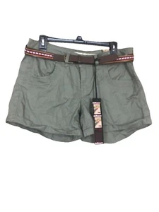 Dollhouse You Are Beautiful Junior 11 Shorts mit Bündchen Armeegrün Aztekengürtel Neu mit Etikett - Bild 1 von 8