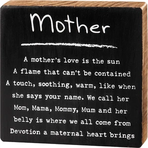 Block Sign - Mother - Picture 1 of 4
