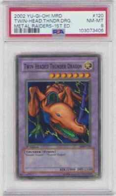 TWIN-HEADED THUNDER DRAGON 1ST EDITION HOLO MRL-120  NM-MT 8 2002 - Image 1 of 2