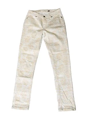 Pantalones/jeans CHRISTOPHER BLUE talla 2 pierna recta dorado y azul pálido hechos en EE. UU. Foto 1 de 4