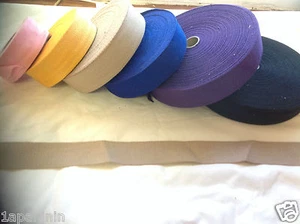 38 mm Acryl BINDUNG Köper/Schürze/Kante/Band 1 1/2 Zoll breit 1, 2, 5, 8 m Farben - Bild 1 von 6