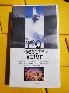 No Destination Surfing VHS Videotape Quiksilver Kelly Slater Taylor Knox 1998 - Picture 1 of 5