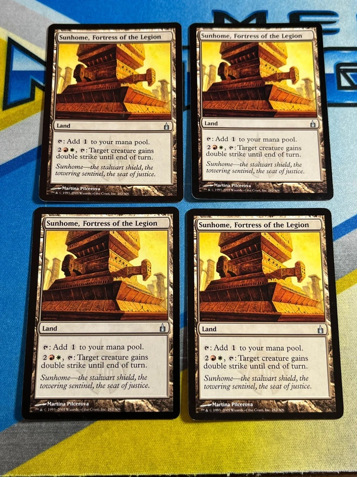 Magic the Gathering MTG Ravnica SUNHOME, FORTRESS OF THE LEGION x4 - Image 1 of 1
