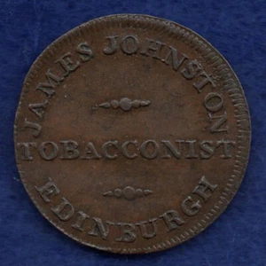 Inoffizieller Farthing, Schottland, Edinburgh, James Johnston, V selten (Ref. d0454) - Bild 1 von 2