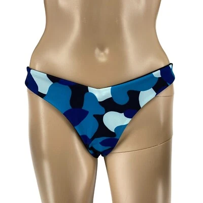 Sloggi Traje De Baño Para Mujeres Bikini Azul Tanga Talla M - Imagen 1 de 4