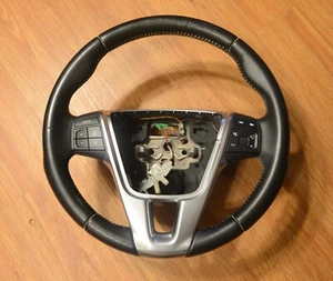 Volvo S60 2011-2018 Black Leather Steering Wheel - Picture 1 of 6