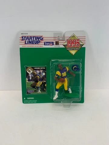 1995 Starting Lineup Jerome Bettis Rams NFL SLU Figure - new Cover