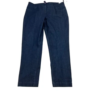 Slim-Sation by Multiples Womens Pull On Jeans Narrow Leg High Rise 20W New - Picture 1 of 18