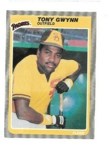 1985 Fleer Tony Gwynn #34 Padres