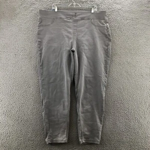 Terra Sky Ankle Skinny Pants Womens 2X Plus (actual 44x28) Gray Cotton Blend NEW - Picture 1 of 21