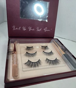 New In Box Moxie Lash Love Kit 3 Pairs Reusable Magnetic Lashes Free Shipping - Picture 1 of 11