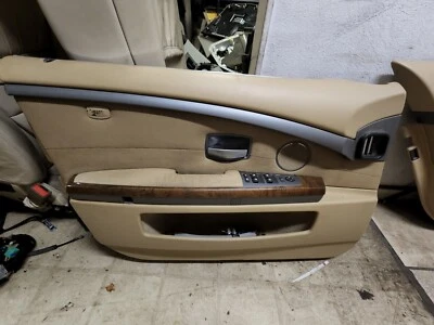 BMW E65 750I 745i 2003 2004 2005 2006 2007 2008 panel de puerta interior delantero izquierdo Foto 1 de 2