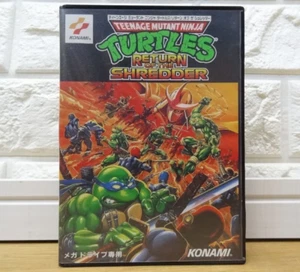 T.M.N.T. Return of the Shredder Mega Drive MD Genesis Used Japan Action Game - Picture 1 of 5
