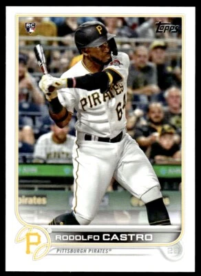 2022 TOPPS ROOKIE Rodolfo Castro Rookie Pittsburgh Pirates #85 R76 - Image 1 of 2