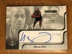 02 Upper Deck Ovation Signatures Marcus Fizer autografo Iowa State Chicago Bulls - Foto 1 di 1