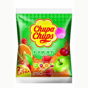 Chupa Chups Fruit 250 Lutscher Ricarica Fruttato Varietà - Foto 1 di 1