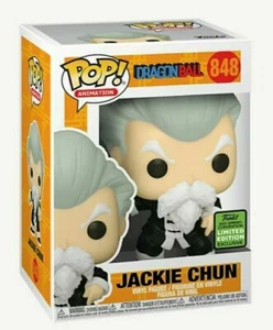  ECCC 2021 Shared Sticker Excl. Funko Pop Jackie Chun Dragon Ball Z Emerald City - Picture 1 of 2
